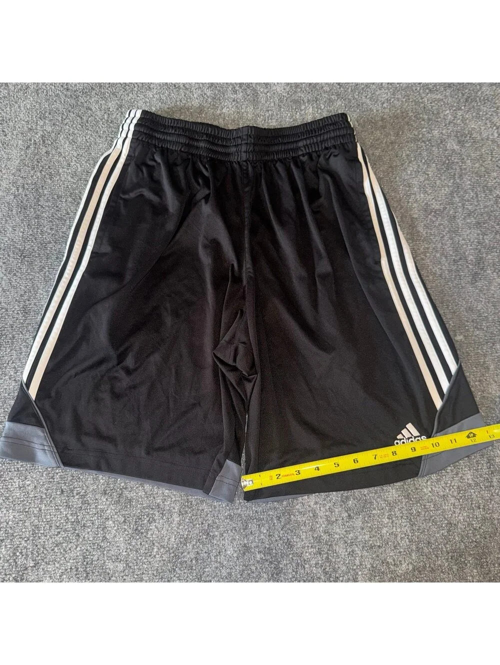 Adidas Baggy Side Stripe Hoop Shorts Mens MD Vtg y2k 90s Rare